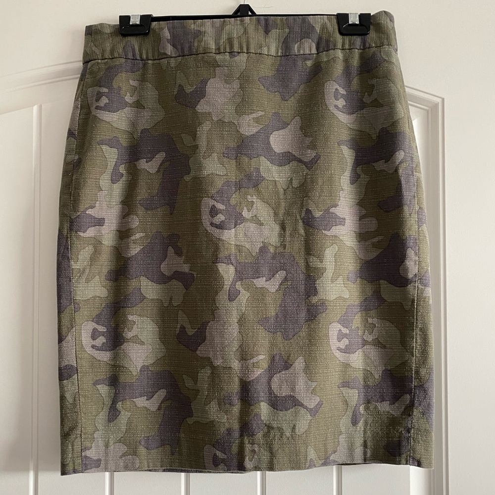 Camo Pencil Skirt